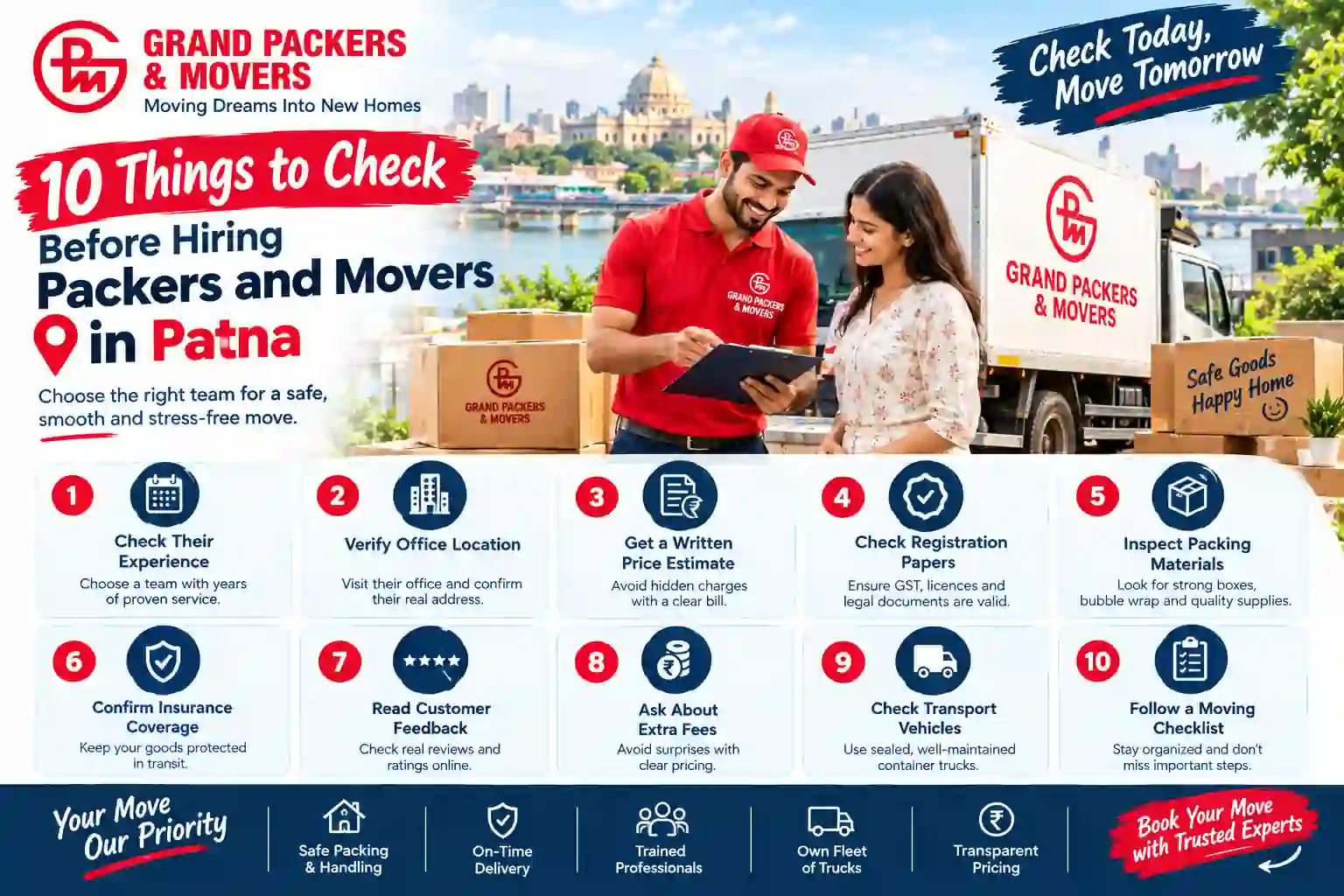 Movers and Packers Booking Guide: When and How to Book in Patna